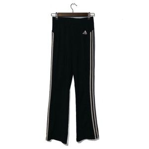 Adidas climalite stripe bootcut yoga pant girls XL